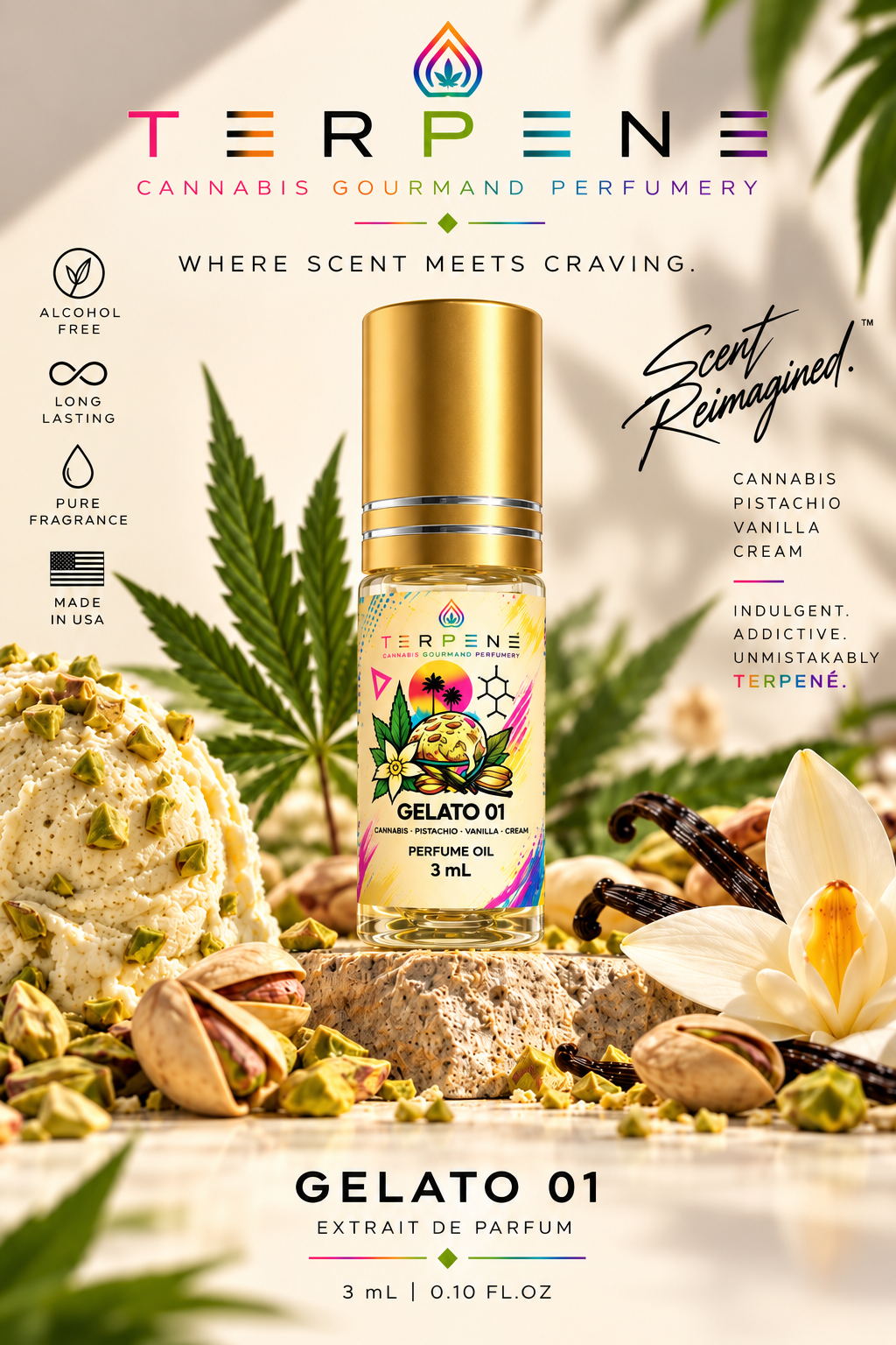 Gelato 01 fragrance presentation